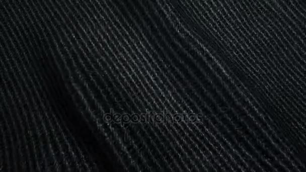 donkere hoge kwaliteit jeans textuur, golven, naadloze loops verplaatsen - Video