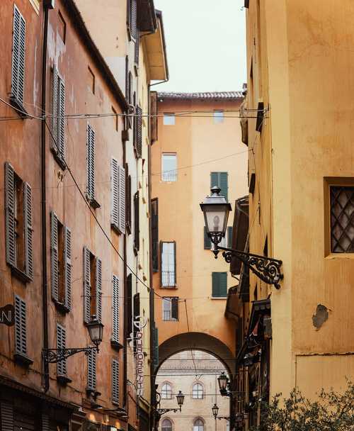 Classic window shutters in Bologna - Fotó, kép