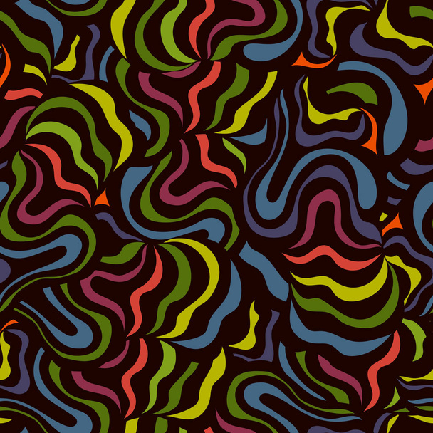 Diseño abstracto sin costura del patrón dibujado a mano del vector
 - Vector, Imagen