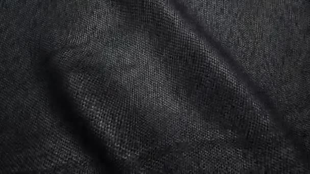dunkle, hochwertige Jeans-Textur, bewegliche Wellen, nahtlose Schlaufe - Filmmaterial, Video