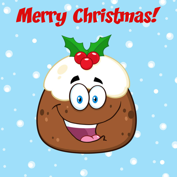 Christmas Pudding Kuchen t - Vektor, Bild