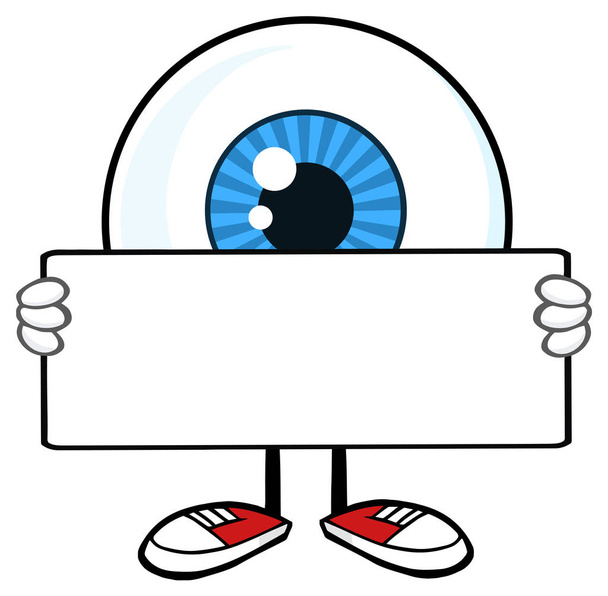 Eyeball κινούμενων σχεδίων τύπος - Διάνυσμα, εικόνα