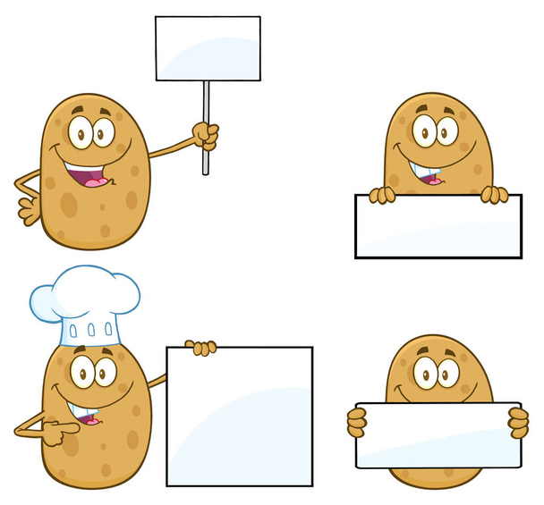 Personaggio della mascotte del fumetto della patata
 .  - Vettoriali, immagini