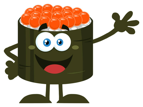 Sushi Roll personaggio della mascotte del fumetto
  - Vettoriali, immagini
