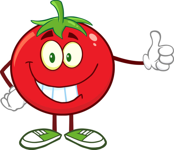 Tomato Cartoon Character  - Vector, Image