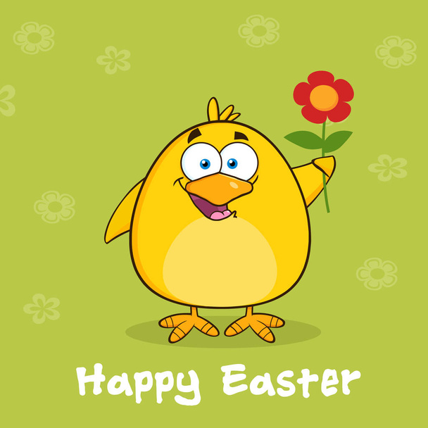 Cute Yellow Chick - Vector, Image