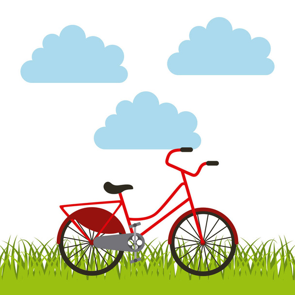 bisiklet simgesi resmi - Vektör, Görsel