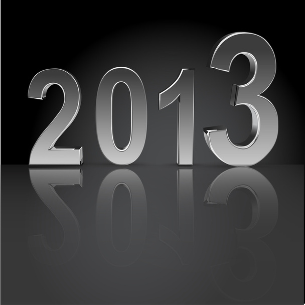 2013 New Year's Eve greeting card - Vector, Image