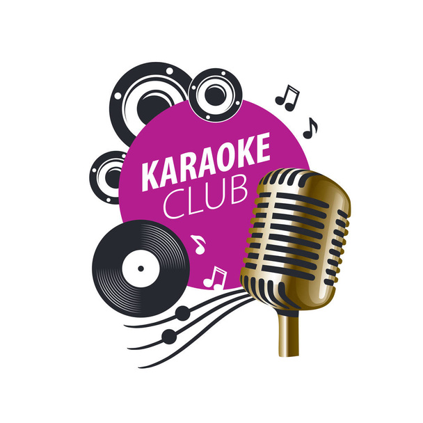 vector logo karaoke - Vector, afbeelding
