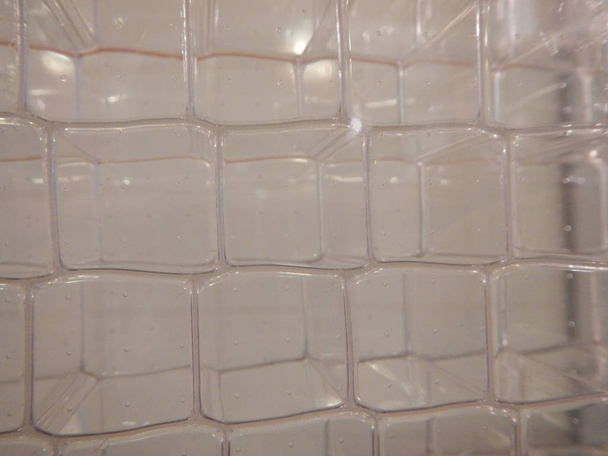 light semitransparent plastic membrane texture - Foto, Imagem