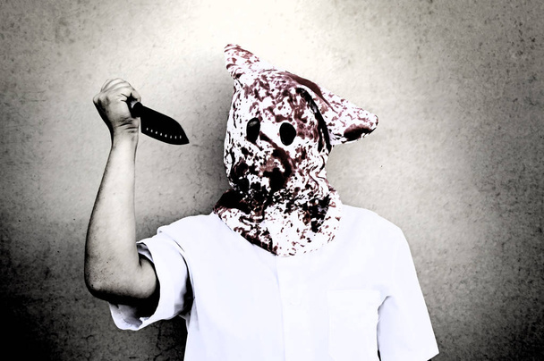 vrah s nožem - Fotografie, Obrázek
