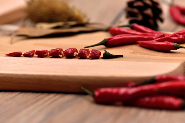 suché chilli papričky - Fotografie, Obrázek