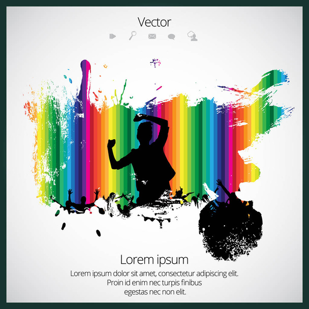 Ilustración del evento fiesta
 - Vector, imagen