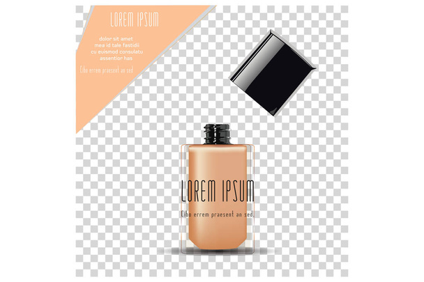 Liquid Make-up Foundation  - Vektor, Bild