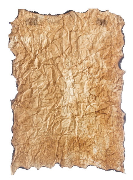 texture vintage paper with burnt edges  - Fotó, kép