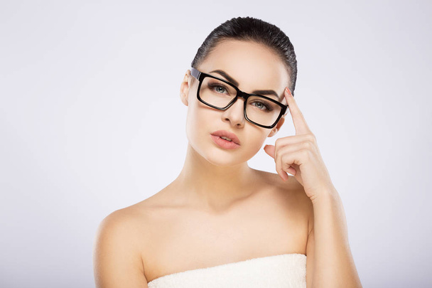 Gorgeous woman in eyeglasses - Foto, immagini