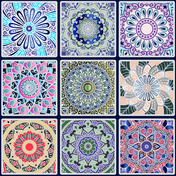Oriental seamless pattern - Vector, Image
