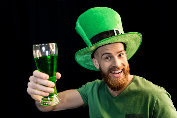ο άνθρωπος την ημέρα του εορτασμού St.Patrick - Φωτογραφία, εικόνα