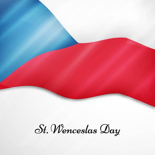 Иллюстрация фона ко Дню Святого Вацлава в Чехии
  - Вектор,изображение