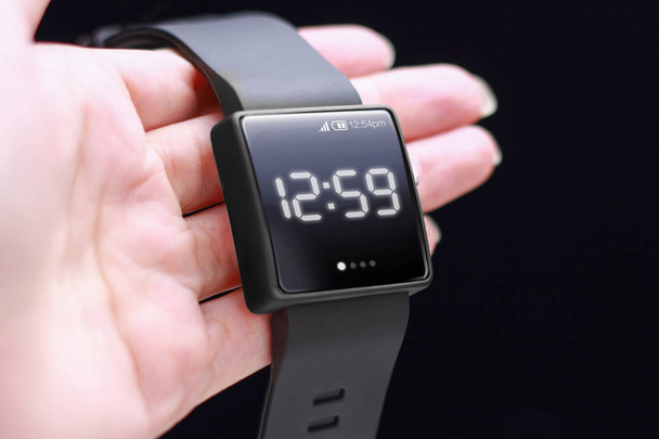 Hand with smartwatch.  - Photo, Image