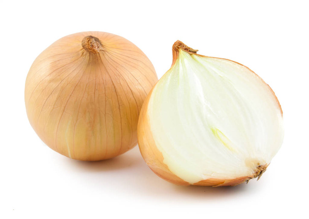 fresh bulbs of onion isolated - Foto, Imagen