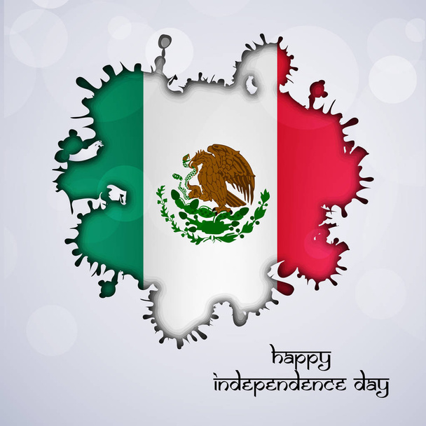 メキシコ独立記念日の背景のイラスト - ベクター画像