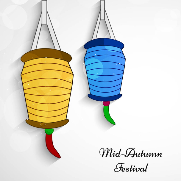 illustration of Mid Autumn Festival Background - Vector, Image