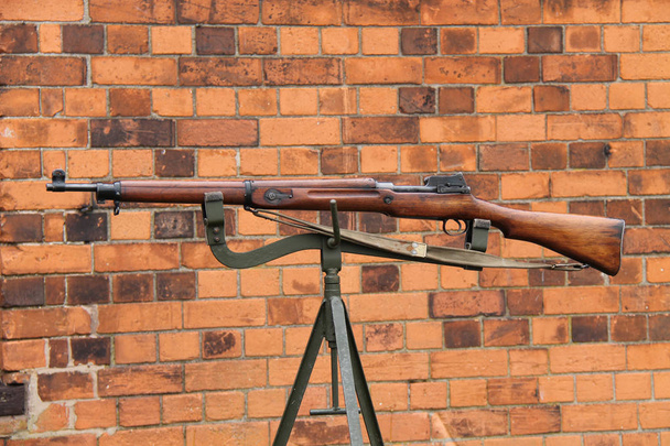 Vintage militair geweer. - Foto, afbeelding
