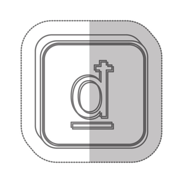 ikonu symbolu měny Dong - Vektor, obrázek