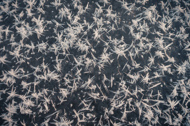Ice Crystals Background - Valokuva, kuva