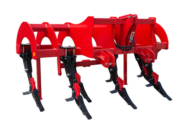 Subsoiler or flat lifter is a tractor mounted farm implement. - Foto, Imagem