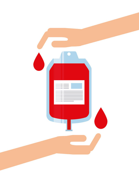 寄付血デザイン - ベクター画像