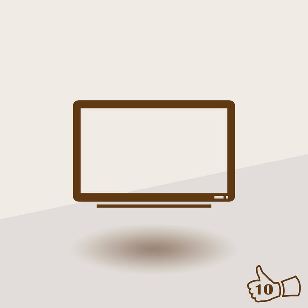 Vector TV Screen. Web vector style. - Vector, Image