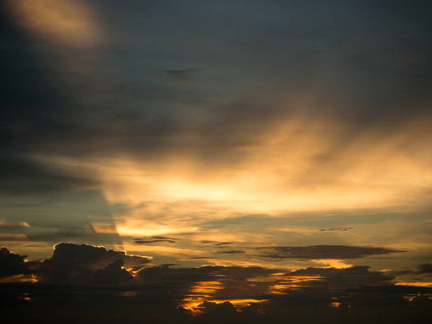 Piękny zachód słońca tło nieba - Zdjęcie, obraz