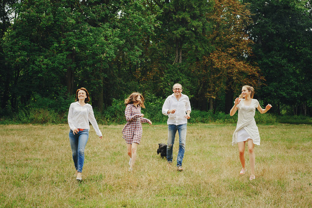 happy family HD - Foto, Imagem