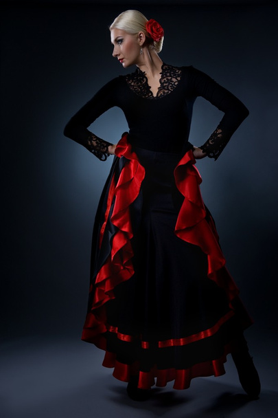 Bela dançarina de flamenco
 - Foto, Imagem