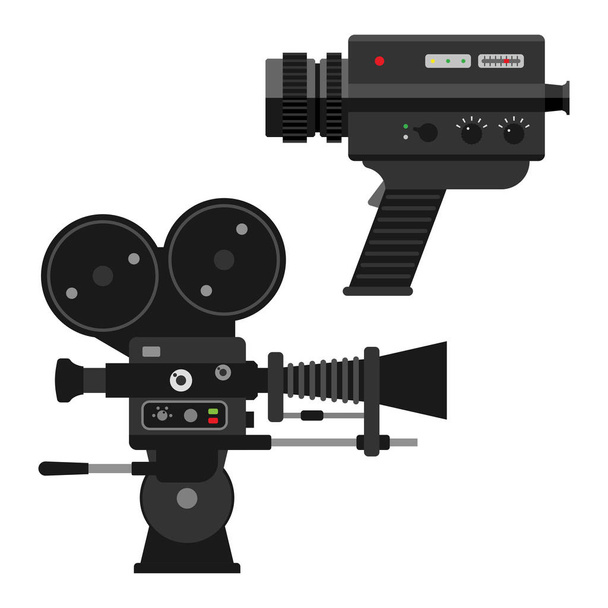 Video camera vector illustration. - Vektor, obrázek