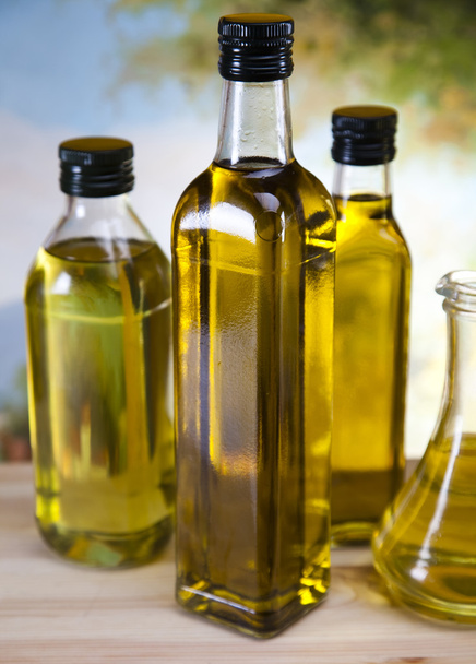aceite de oliva botella - Foto, imagen