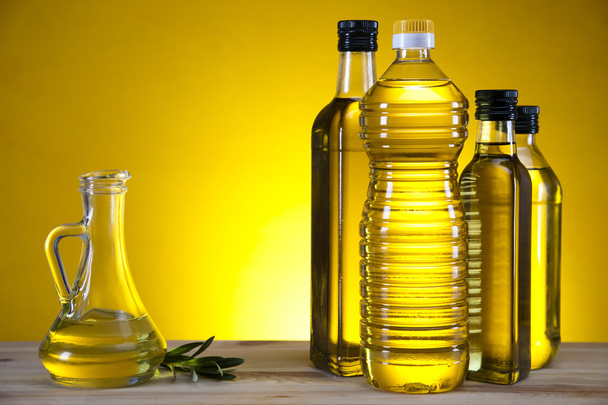 Olive oil bottle - Photo, Image
