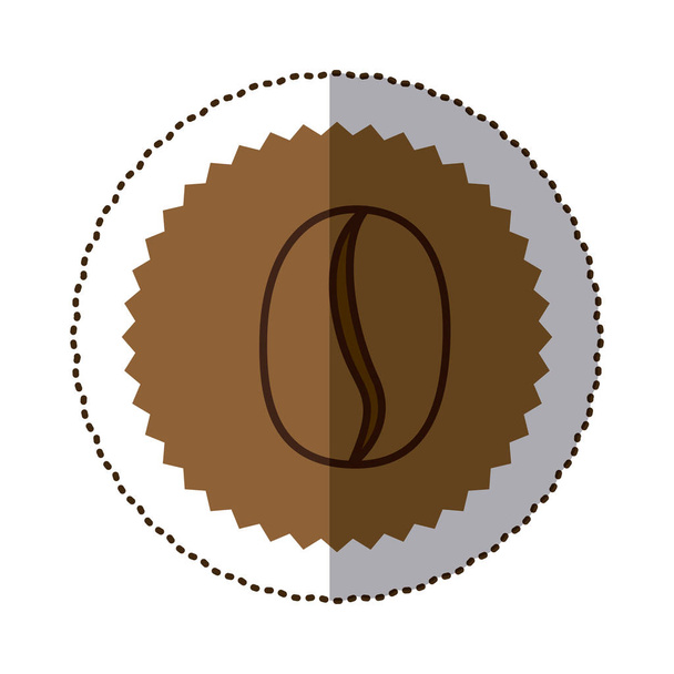 imagen icono granos de café
 - Vector, Imagen