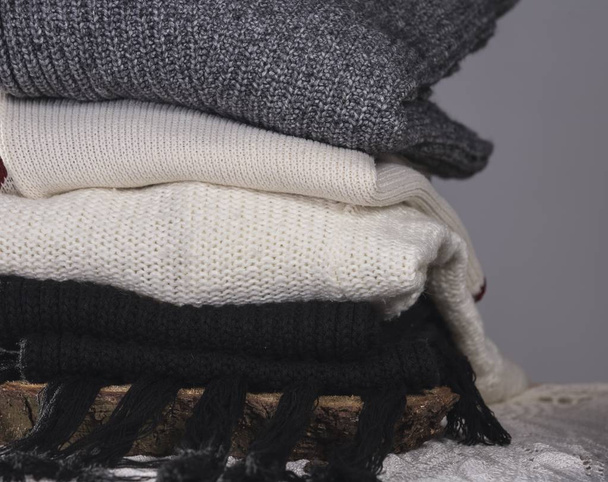 свитер крупным планом экологической шерсти
 - Фото, изображение