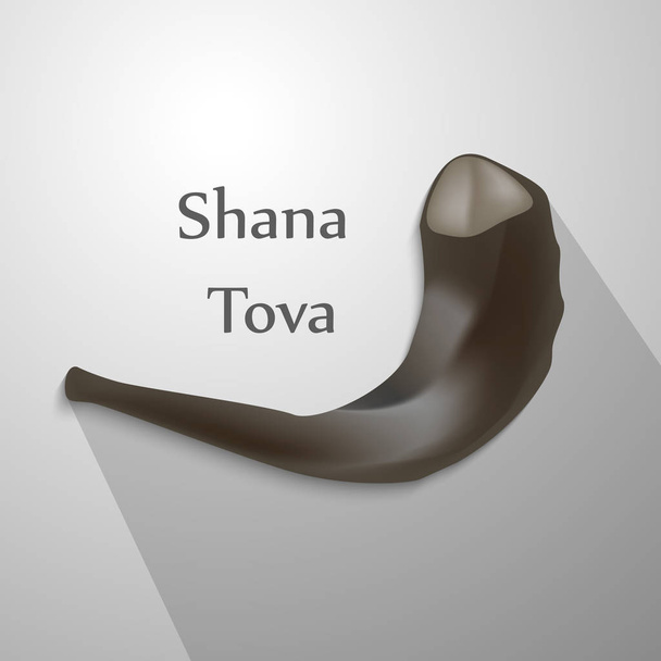 Yahudi yeni yılı Shanah Tovah arka plan resmi - Vektör, Görsel