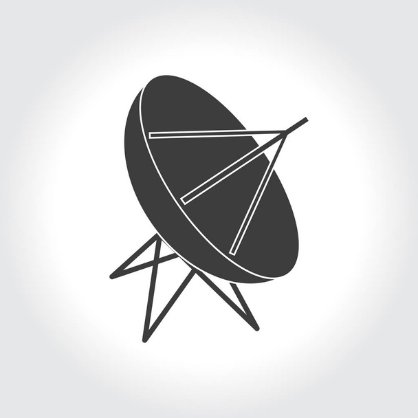 icona della parabola satellitare - Vettoriali, immagini