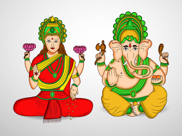 иллюстрация индуистского фестиваля Diwali background
 - Вектор,изображение