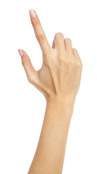 femme main appuyant sur
 - Photo, image