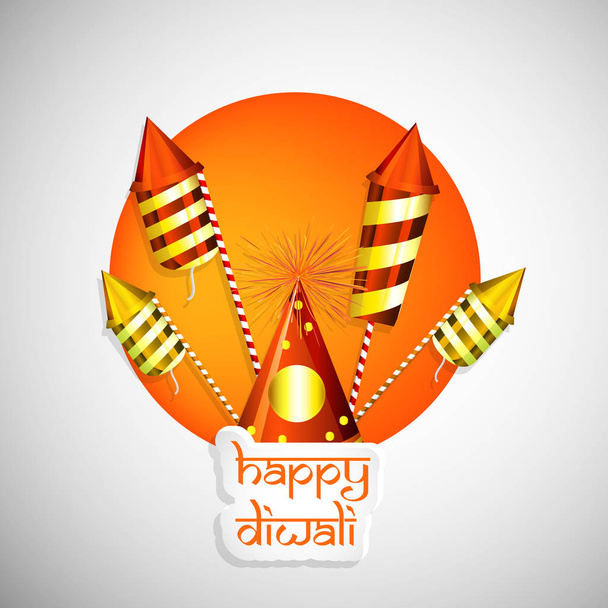 ilustrace z hinduistického festivalu Diwali pozadí - Vektor, obrázek