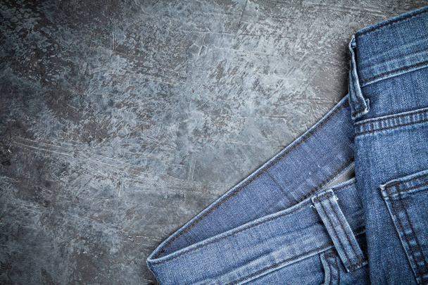Jeans on dark background - Photo, Image