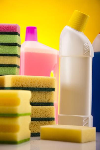 Variety of cleaning products - 写真・画像