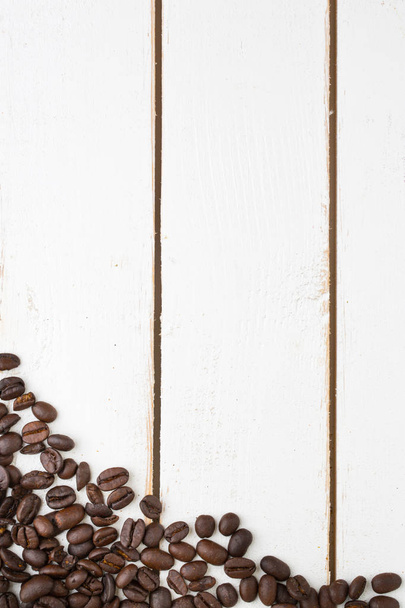 kávébab fehér alapon - Fotó, kép