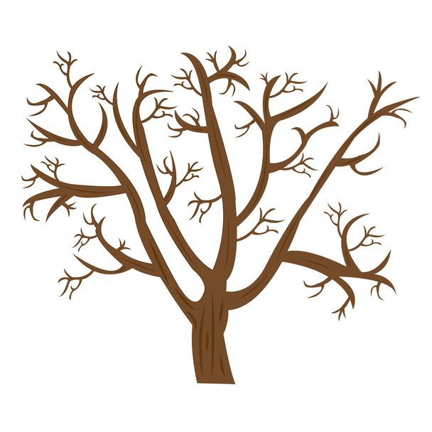 oude dode boom - Vector, afbeelding
